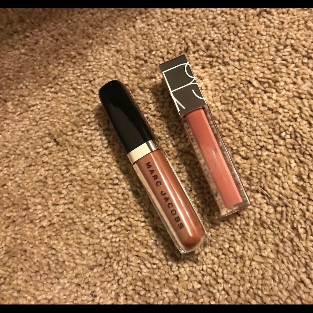 NARS and Marc Jacobs lip products